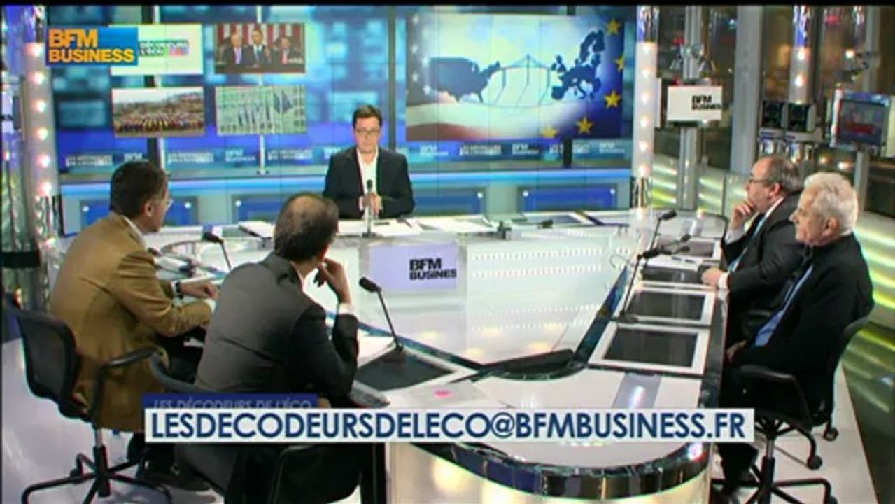 Libre-échange : les USA vont ils tondre l’UE ? - 13 février - BFM : Les décodeurs de l'éco 1/5