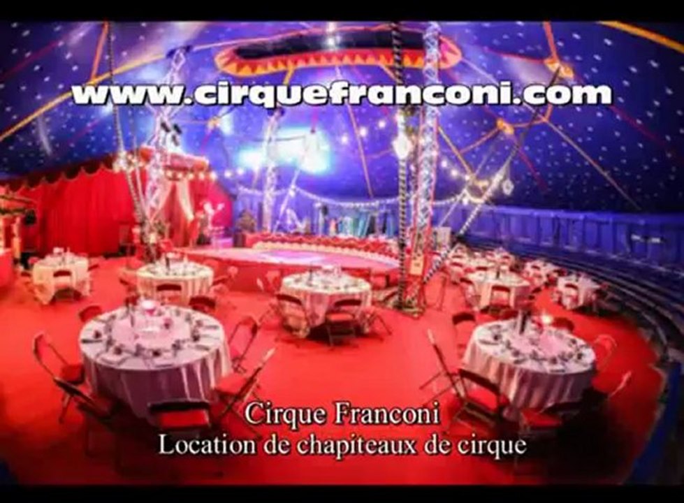 mariage sous chapiteau de cirque