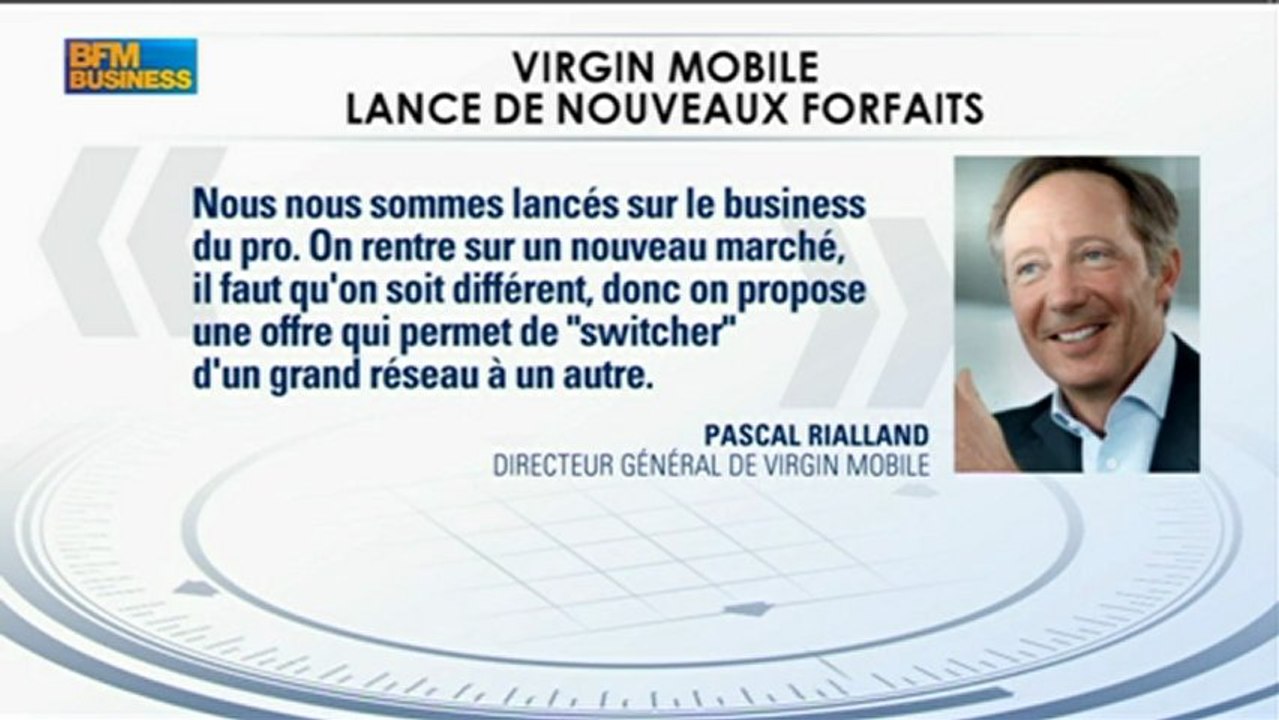 Virgin Mobile lance de nouveaux forfaits : Pascal Rialland - 14 février - Good Morning Business