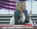 Canlı yayında yumruklar konuştu