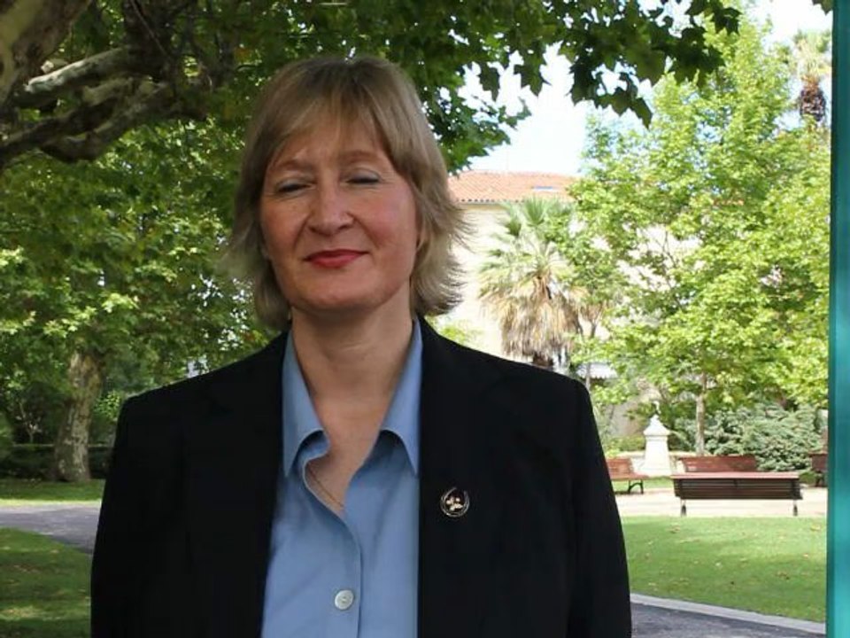 Erika Styger (Cornell University ,USA) in Montpellier - First international conference on organic rice production systems