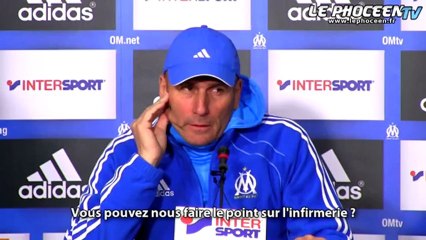 Baup fait le point sur l'infirmerie