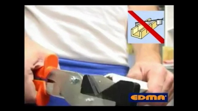 Coupe moulures, plinthes PVC, nappes électronique EDMA