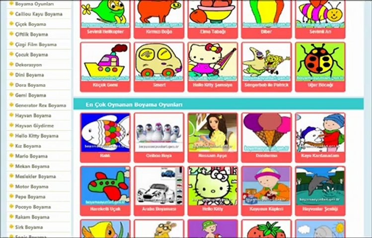 Helikopter Boyama Www Boyamaoyunlari Gen Tr Dailymotion Video