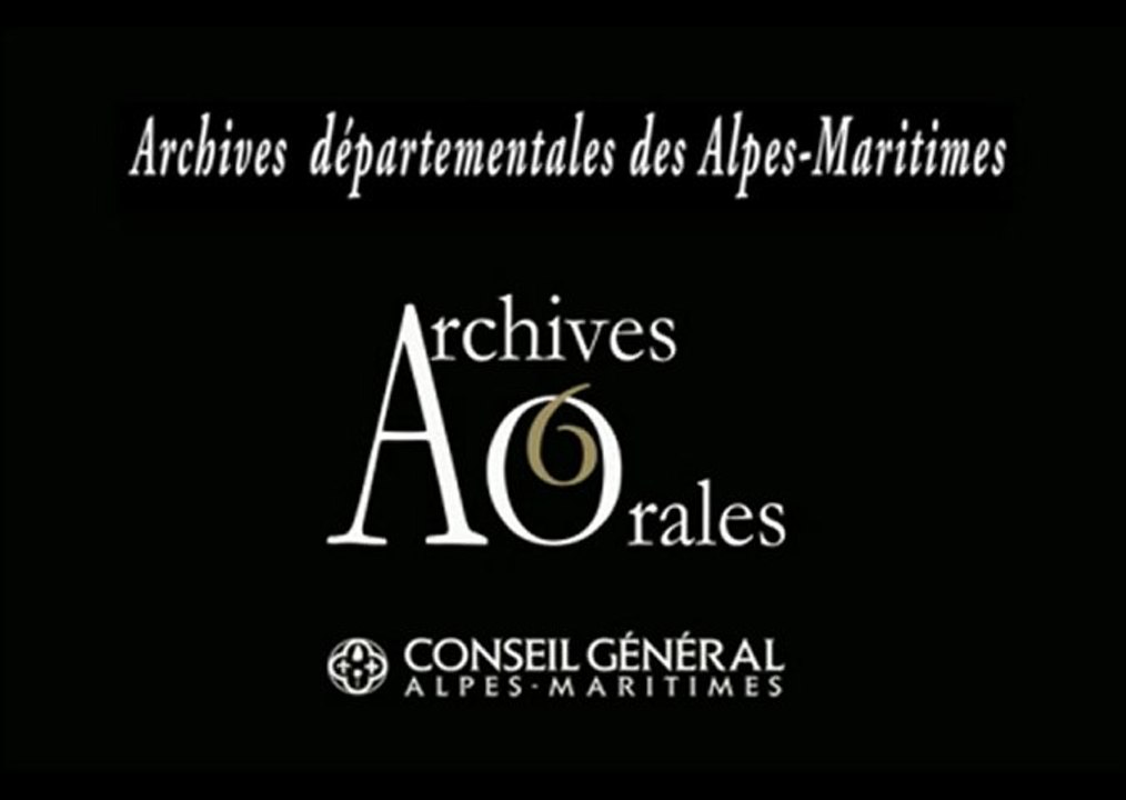 Chansons  traditionnelles du Comté de Nice  – Partie 3 - Fonds ADAM ‘’Documents sonores isolés’’
