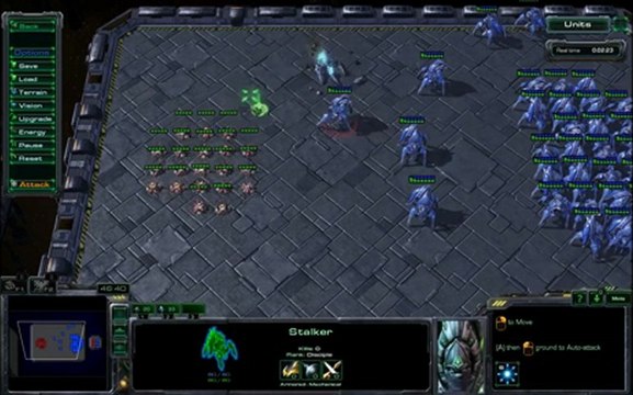 Les stalkers peuvent éviter les mines - Starcraft 2 - team-aaa.com