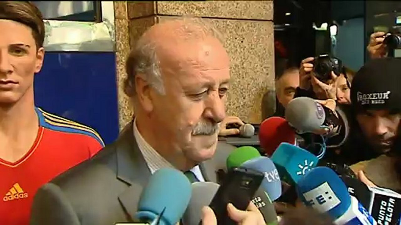 Vicente del Bosque ya tiene figura en el Museo de Cera de Madrid