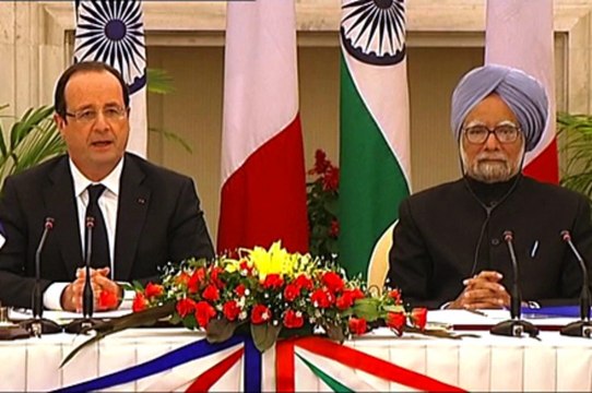Déclaration conjointe à la presse avec M. Manmohan Singh, Premier ministre indien