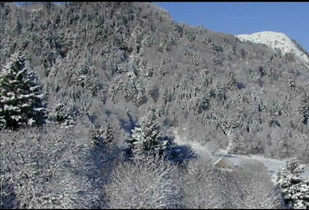 Neige et paysages de montagnes