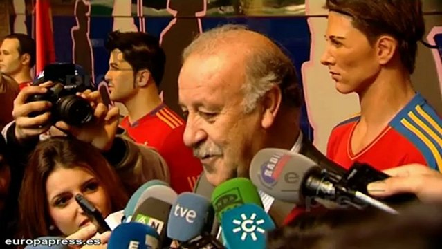 Vicente del Bosque ya tiene su doble de cera