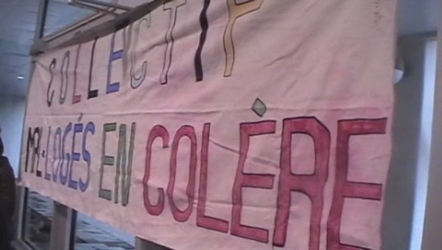 Des Logements pas des bureaux (les mal-logés occupent la SEMAPA)