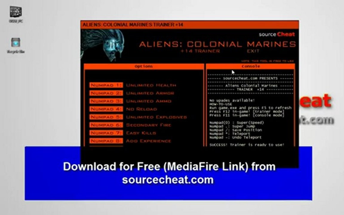 Aliens Colonial Marines Trainer Hack % FREE Download , télécharger