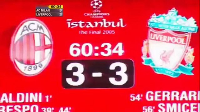 Liverpool v. AC Milan 25.05.2005 Champions League 2004/2005 Final 2 Half