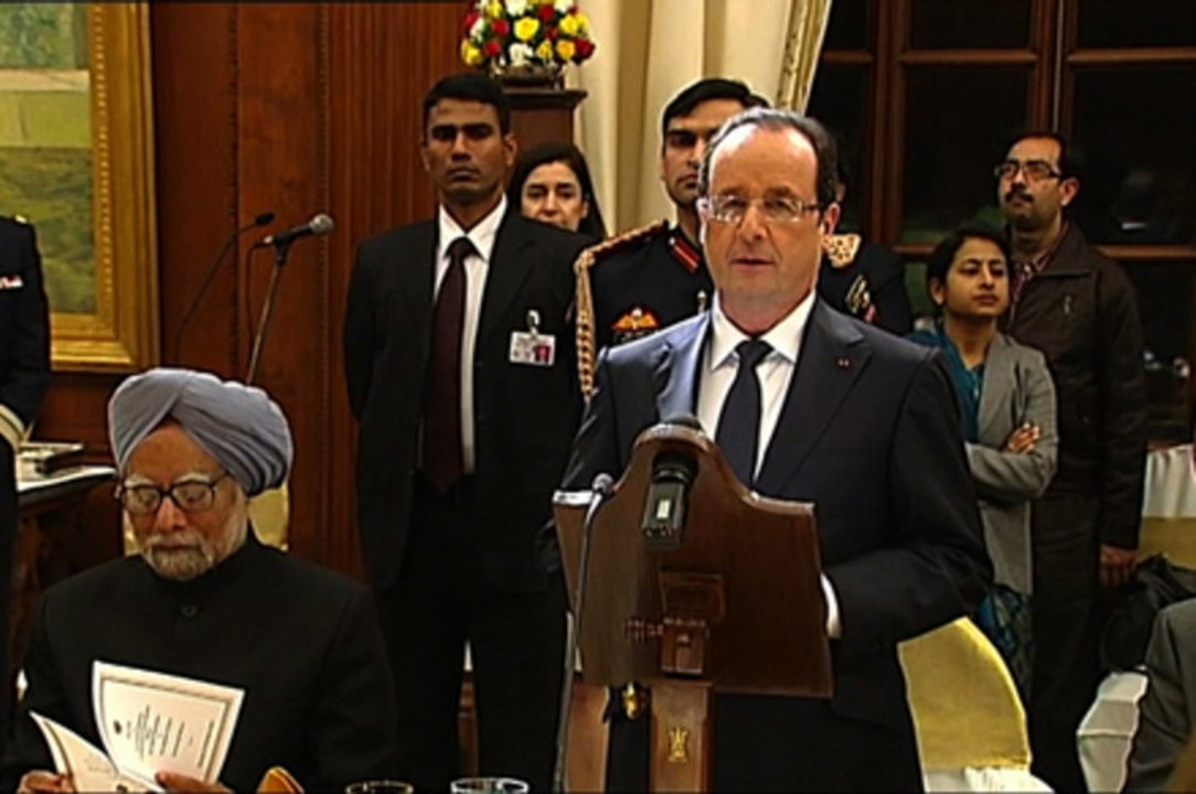 Discours à l'occasion du dîner d'Etat en République d'Inde
