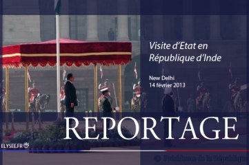 Les moments forts de la première journée de la visite d'Etat en Inde