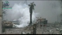 Syrie : MEN vs TANKS (déc à fev 2013 ) à Deraya