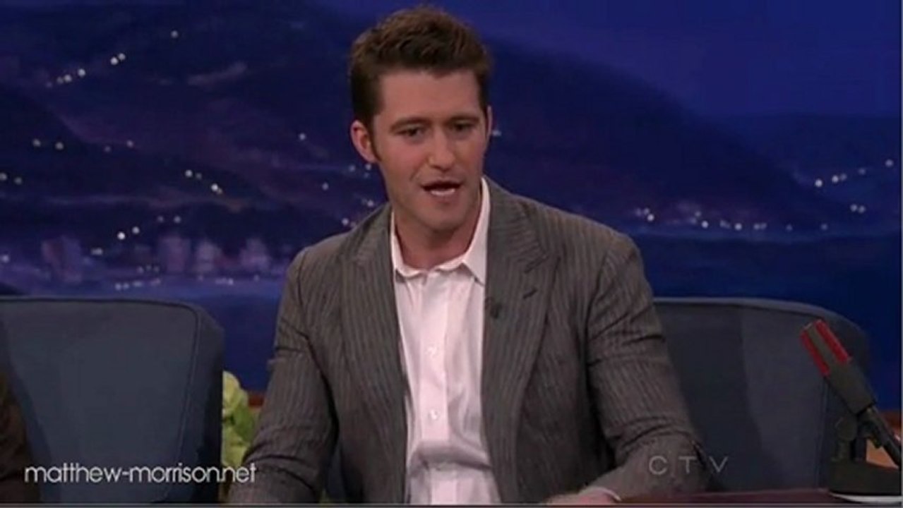 Matthew Morrison on Conan -  February 13 2013