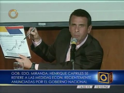 Capriles: Exigimos aumento del salario mínimo en 46,5%, en los mismos términos de la devaluación