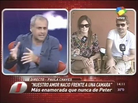 PAULA CHAVES Y PETER CONFIRMAN EMBARAZO EN INTRUSOS