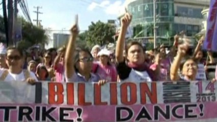 A global Valentine's Day protest to end violence against women