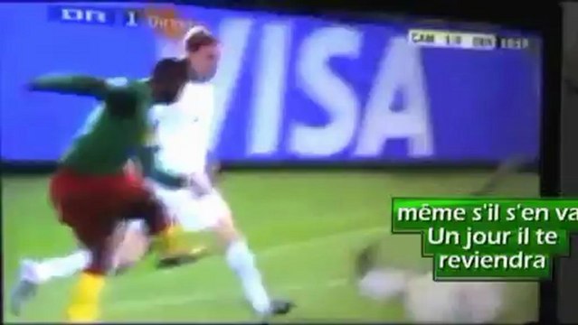 Samuel Eto'o & Roger Milla par Ledoux paradis (Télé solidarité)