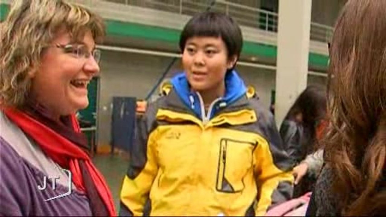 De jeunes chinois au Lycée de Lattre (La Roche-sur-Yon)
