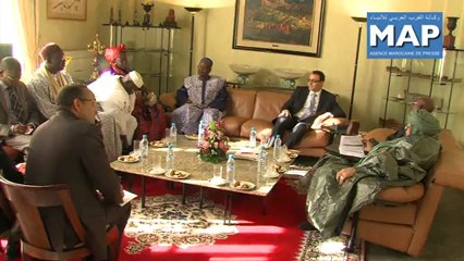 وفد المجلس الوطني المالي يحل ضيفا على رئيس البرلمان