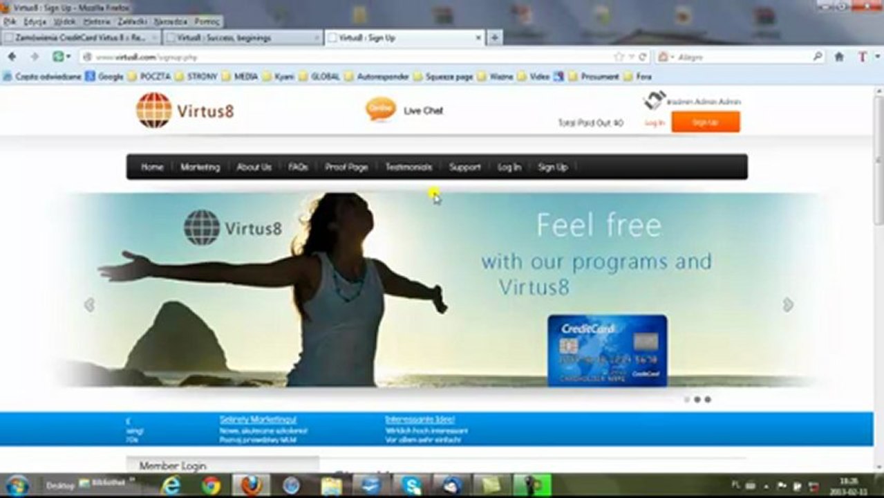 Virtus8 - MasterCard - Karta plus konto rachunkowe!