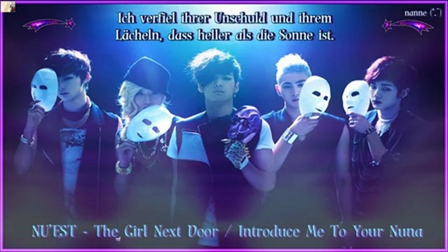NU'EST - Introduce Me To Your Nuna k-pop [german sub]