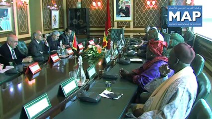 رئيس مجلس المستشارين يستقبل وفد المجلس الوطني المالي