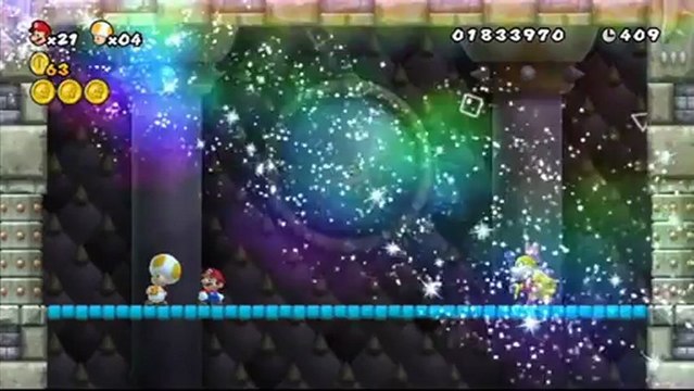 New Super Mario Bros. Wii - Monde 4 : Niveau 4-Château