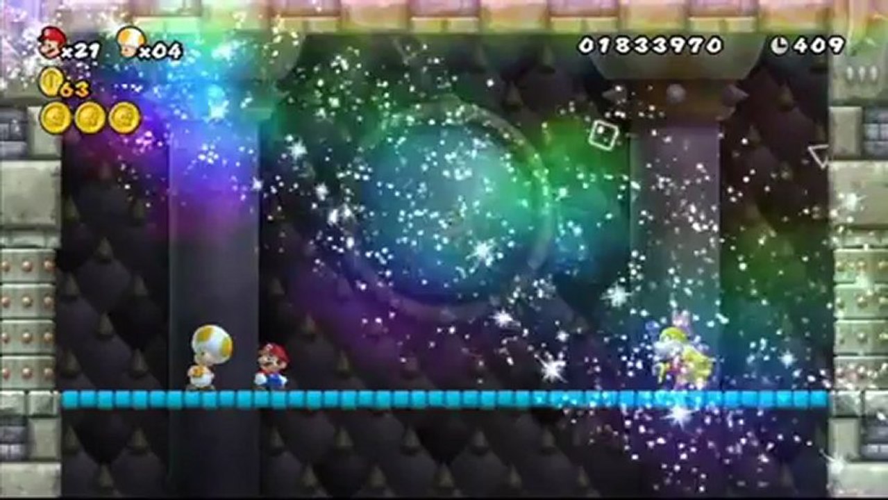 New Super Mario Bros. Wii - Monde 4 : Niveau 4-Château