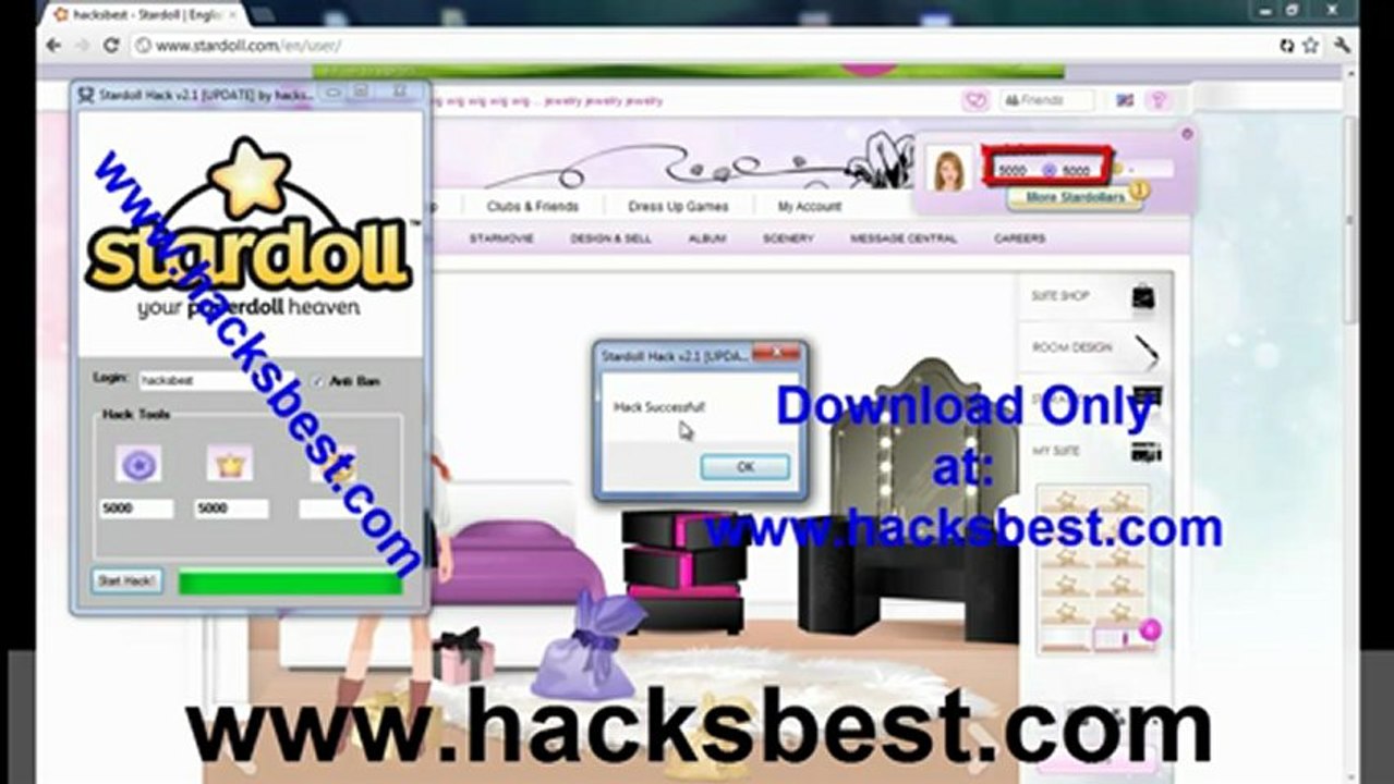 Stardoll  Hack 2013 working 100%