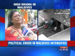 Political crisis in Maldives.