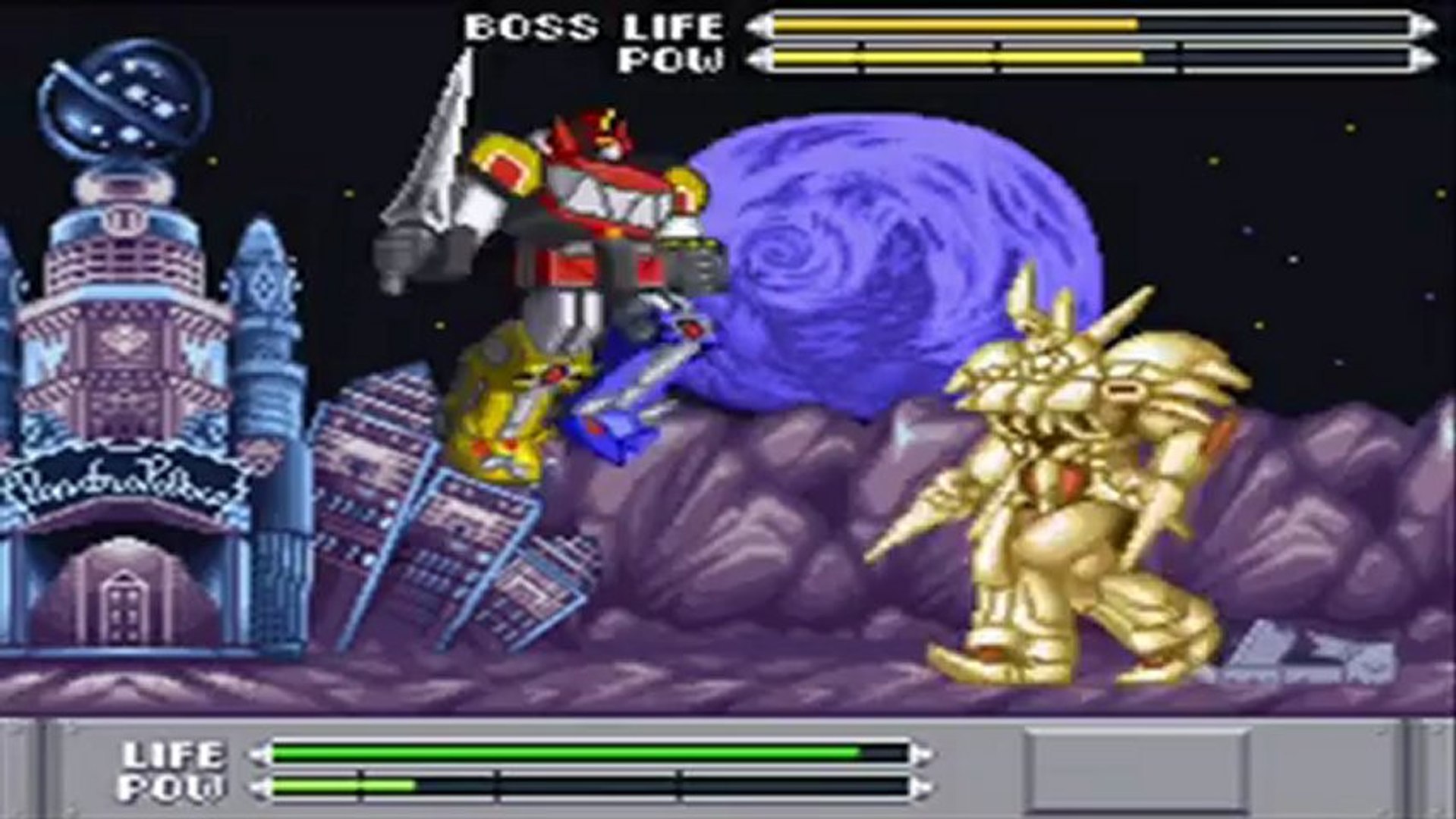 Mighty Morphin Power Rangers: The Movie 2 player SNES game 60fps