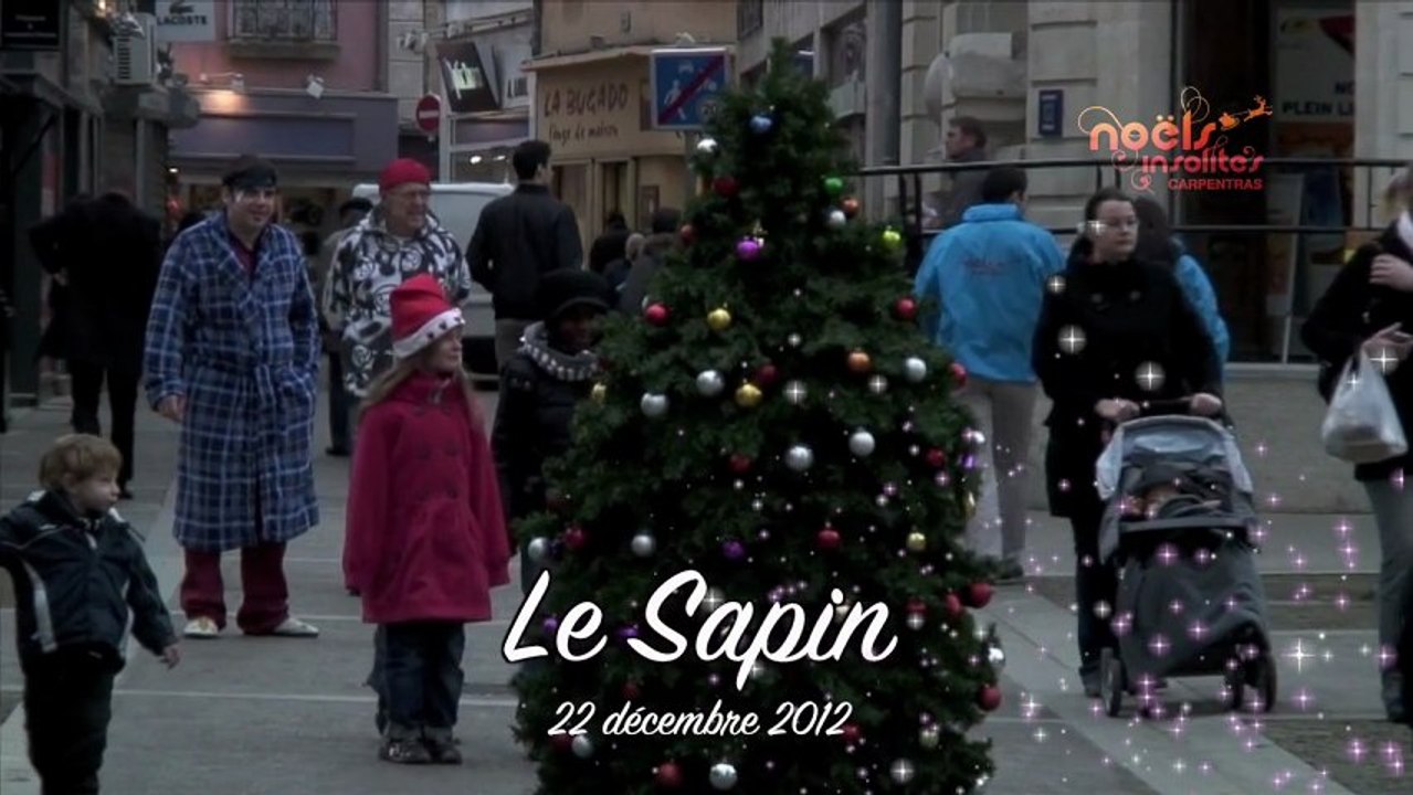 Noëls insolites de Carpentras 2012 - Le sapin