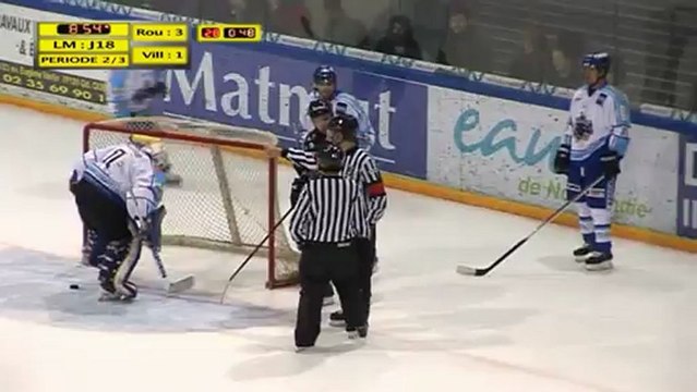 Ligue Magnus saison 2012-2013 : Journée 18 : Rouen vs Villard de Lans