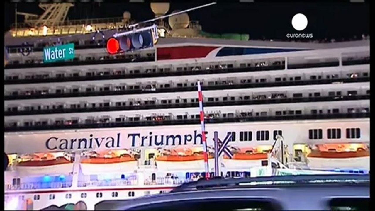 Carnival Triumph'da kabus bitti