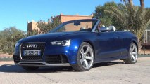 AUDI RS5 cabriolet 450 ch Essai au Maroc février 2013