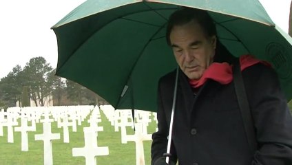 Oliver Stone sur les plages du débarquement
