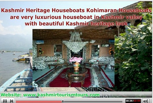 Kashmir Houseboats Floating In Dal Lake