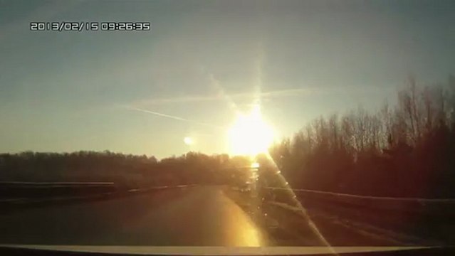 Pluie de météorites en Russie