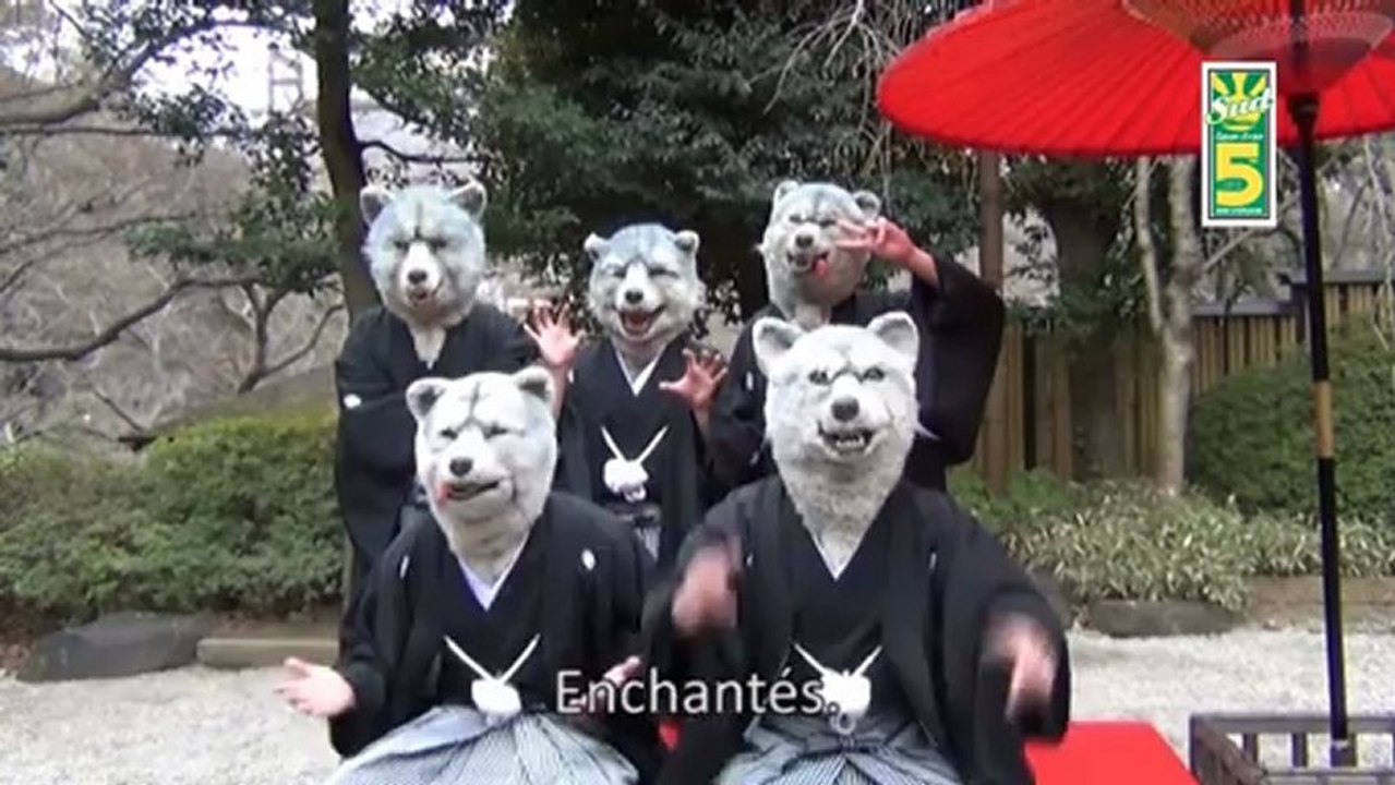 Un message de MAN WITH A MISSION