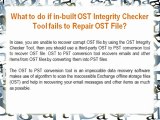 OST to PST Converter - Exchange OST Recovery Free Trail