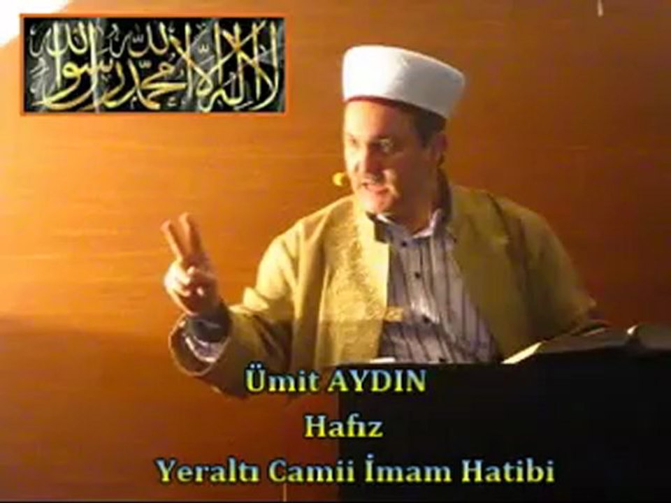 Cuma Vaaz'ı Yeraltı Camii İmam Hatibi / Hafız Ümit AYDIN