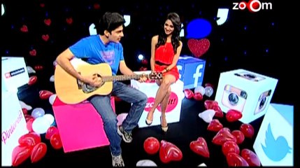 Romantic Hindi song played on guitar by a lover