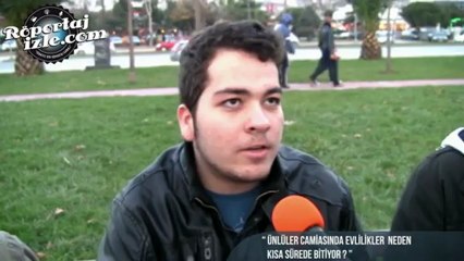 Röportaj İzle-  Ünlüler Camiasında Evlilikler Neden Kısa Sürede Bitiyor?