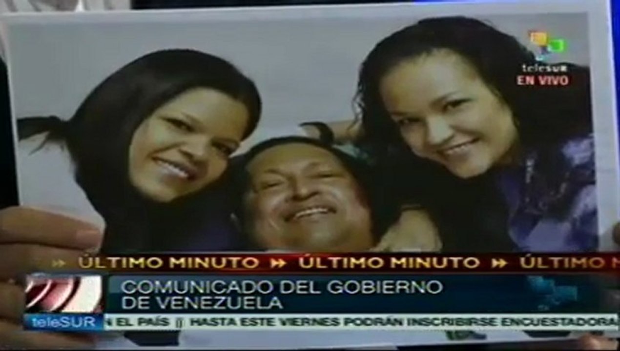 Primeras imágenes del presidente Chávez en Cuba