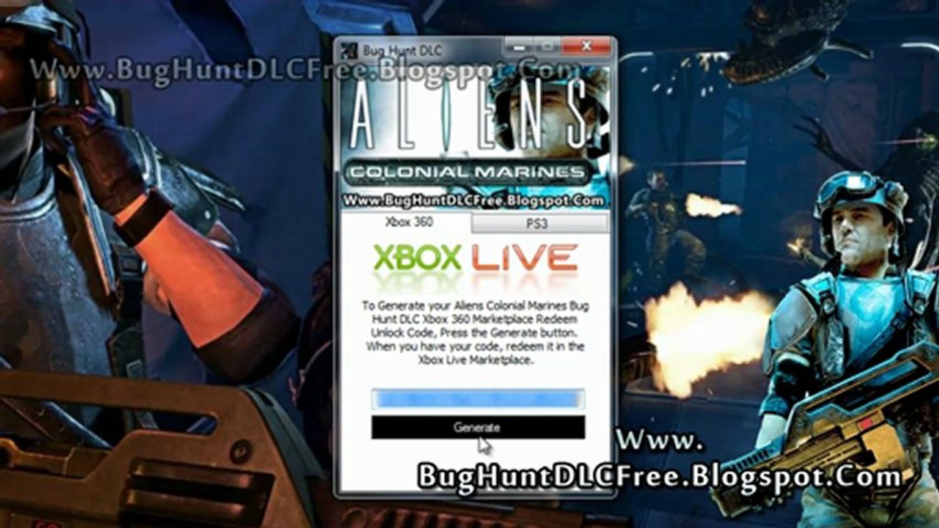 Aliens Colonial Marines Bug Hunt DLC Codes - Free!! - video Dailymotion