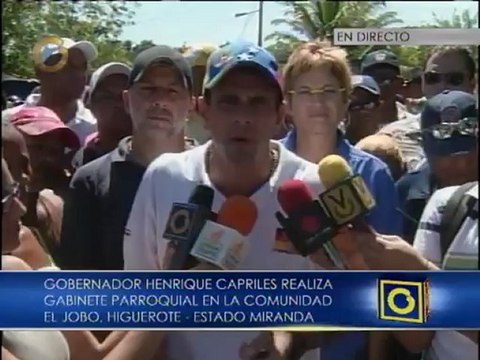 Capriles se refirió a las imágenes del Presidente publicadas hoy por el Gobierno